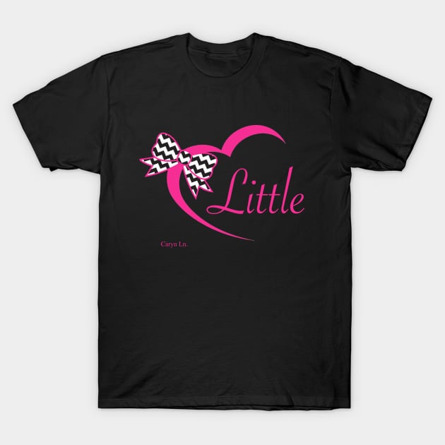 My Little - Chevron Bow and Heart T-Shirt by carynln